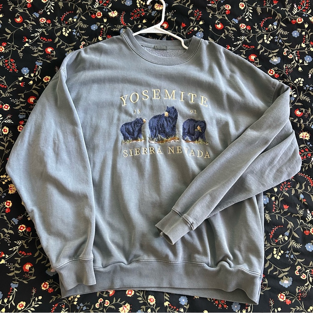 Yosemite Sierra Nevada UO Gray Sweater